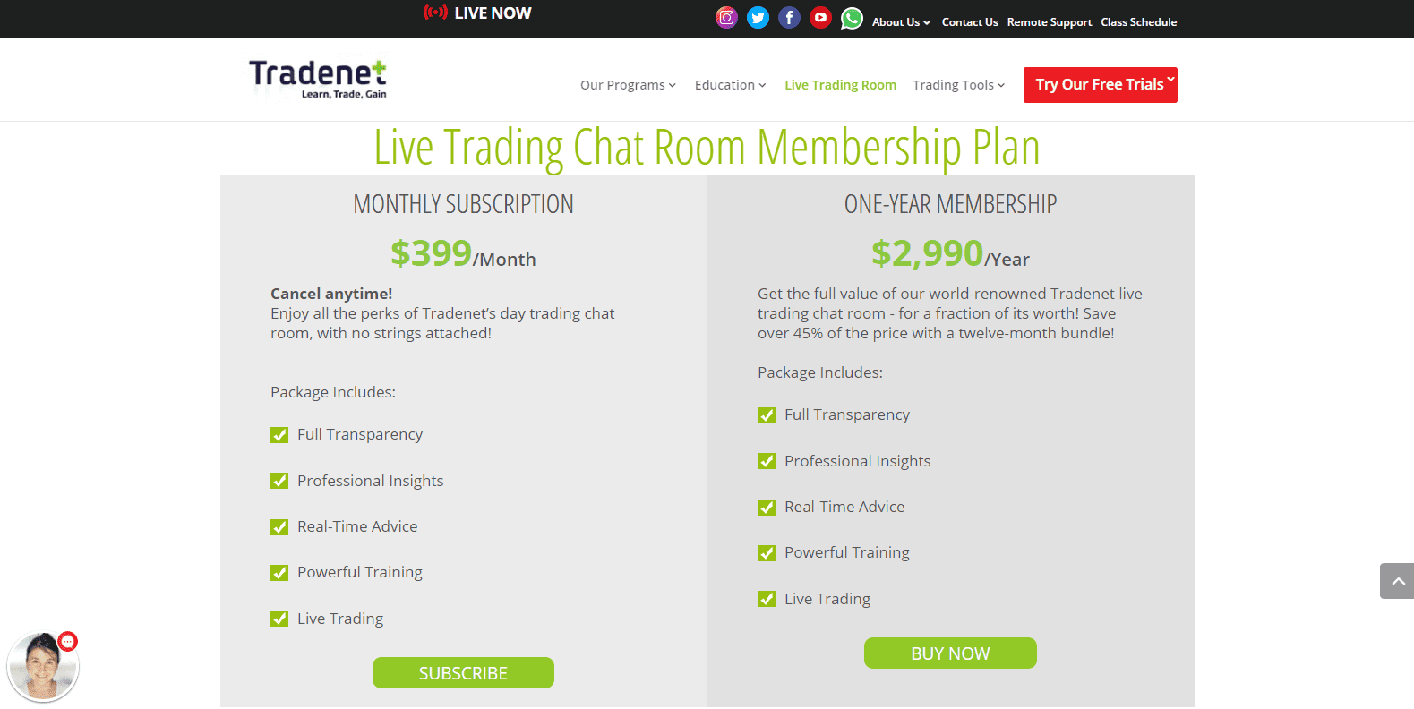 Tradenet Review live chat membership info Tradenet Review live chat membership info
